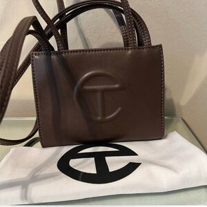 TELFAR Small Shopping Bag - Chocolate